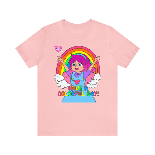 KIMMI THE CLOWN™ HAVE A COLORFUL DAY! ADULT T-SHIRT