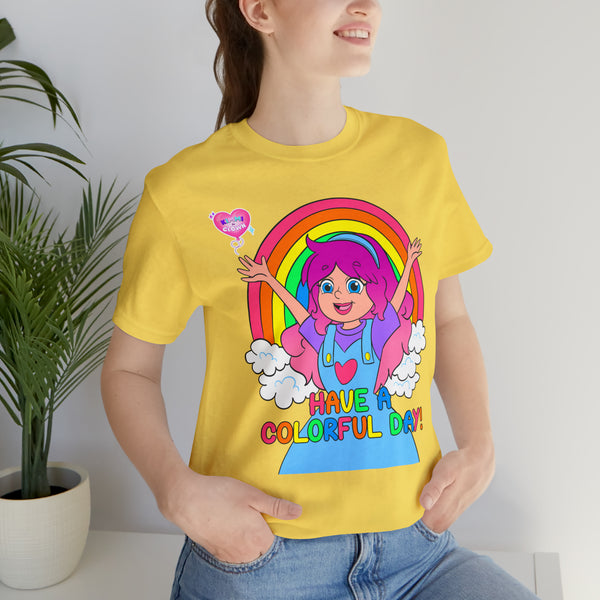 KIMMI THE CLOWN™ HAVE A COLORFUL DAY! ADULT T-SHIRT