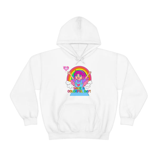 KIMMI THE CLOWN™ HAVE A COLORFUL DAY! ADULT HOODIE