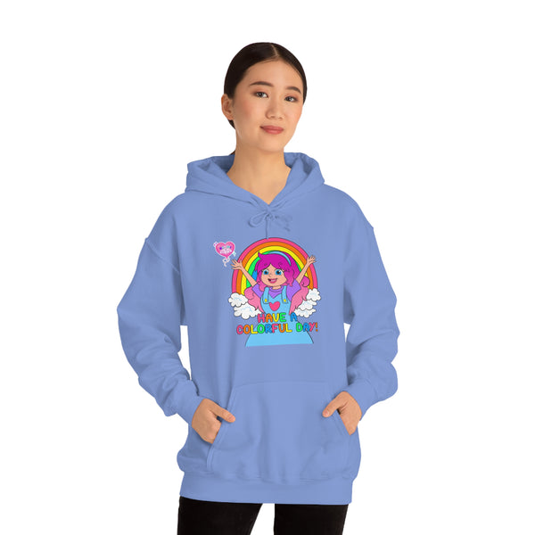 KIMMI THE CLOWN™ HAVE A COLORFUL DAY! ADULT HOODIE