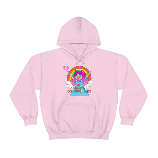KIMMI THE CLOWN™ HAVE A COLORFUL DAY! ADULT HOODIE