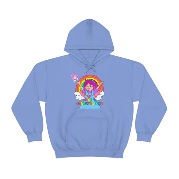 KIMMI THE CLOWN™ HAVE A COLORFUL DAY! ADULT HOODIE