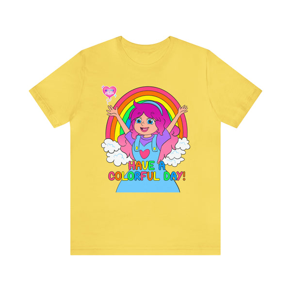 KIMMI THE CLOWN™ HAVE A COLORFUL DAY! ADULT T-SHIRT