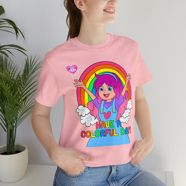 KIMMI THE CLOWN™ HAVE A COLORFUL DAY! ADULT T-SHIRT
