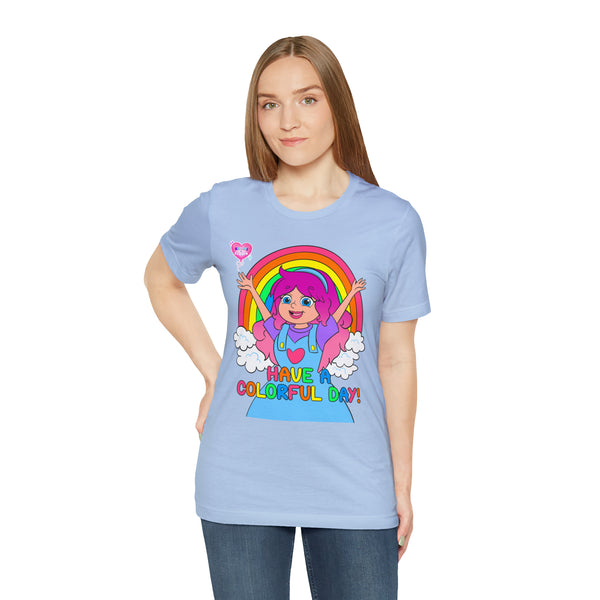 KIMMI THE CLOWN™ HAVE A COLORFUL DAY! ADULT T-SHIRT