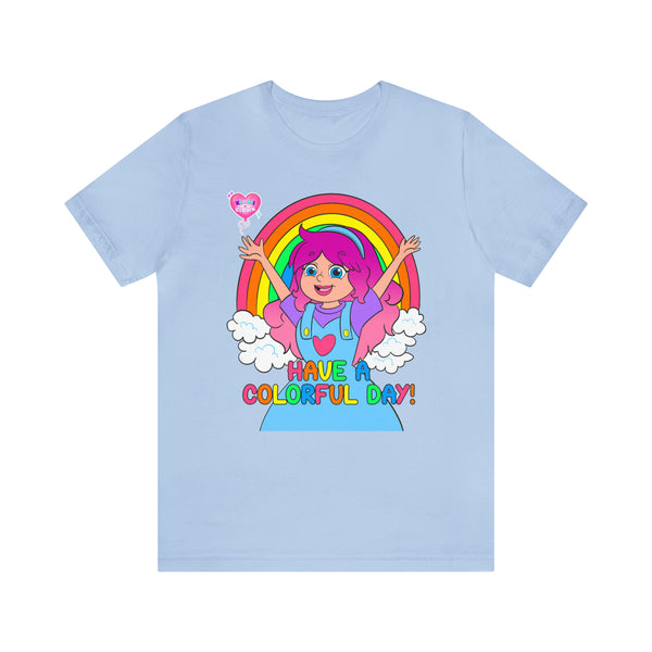 KIMMI THE CLOWN™ HAVE A COLORFUL DAY! ADULT T-SHIRT