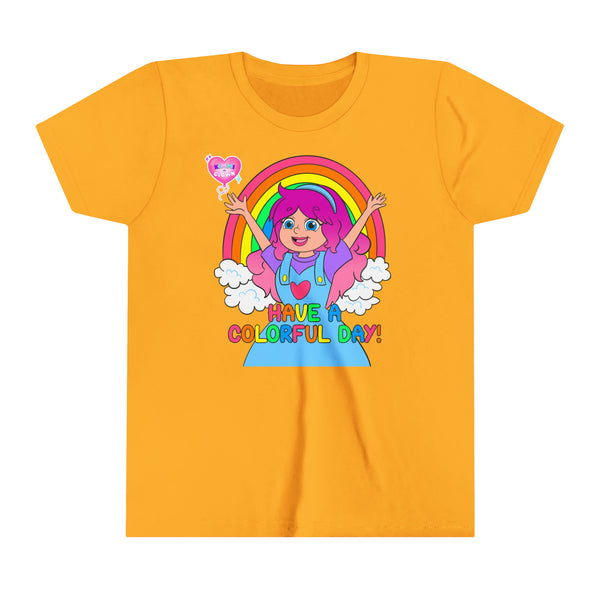 KIMMI THE CLOWN™ HAVE A COLORFUL DAY! KIDS T-SHIRT