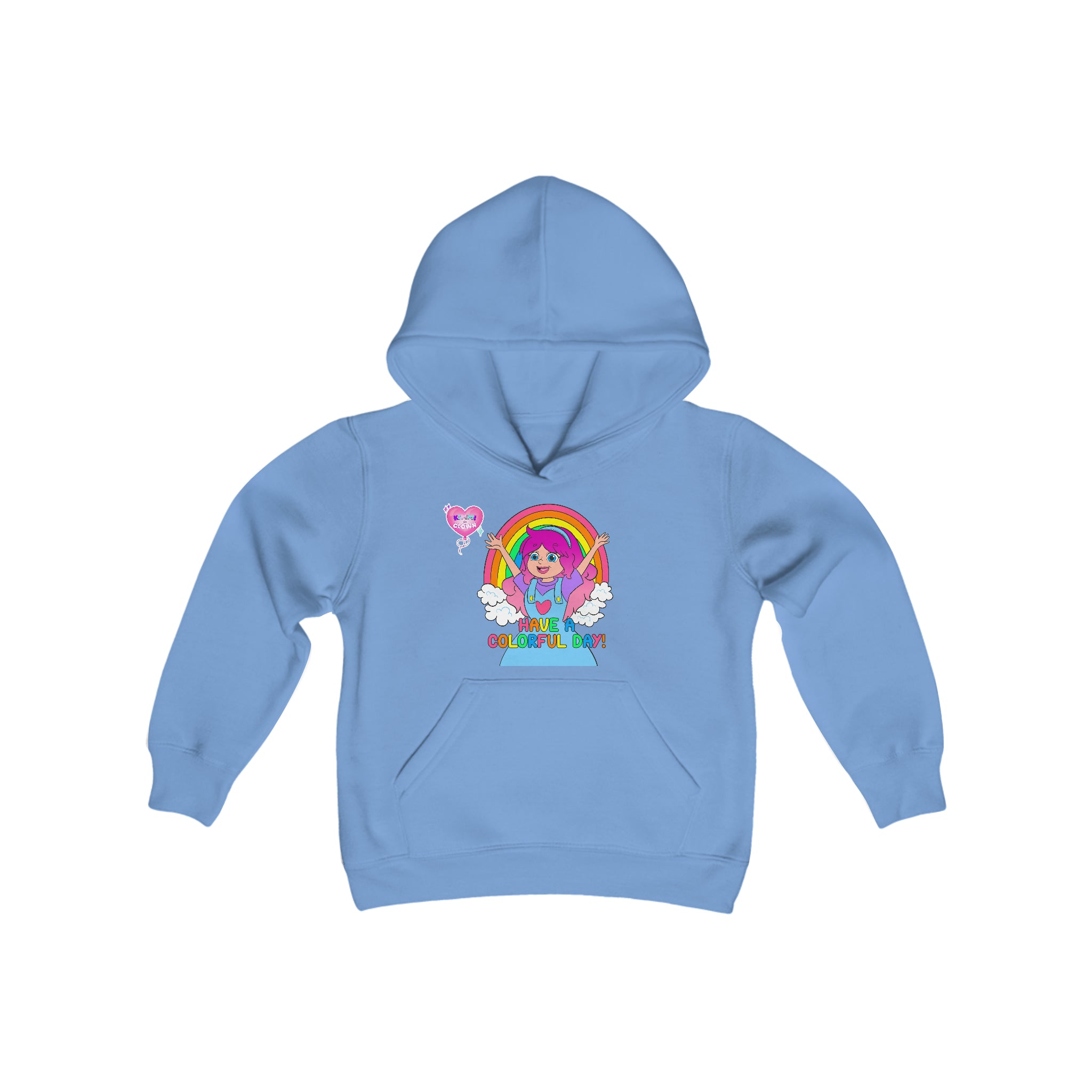 KIMMI THE CLOWN™ HAVE A COLORFUL DAY! KIDS HOODIE