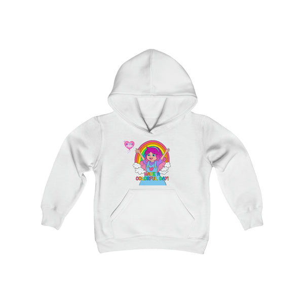 KIMMI THE CLOWN™ HAVE A COLORFUL DAY! KIDS HOODIE
