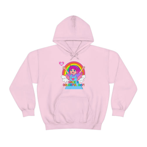 KIMMI THE CLOWN™ HAVE A COLORFUL DAY! ADULT HOODIE – Kimmi The Clown