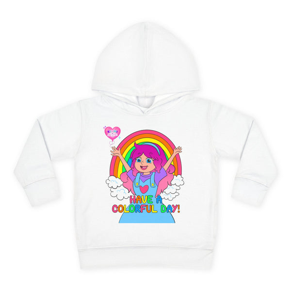 Kimmi The Clown "Have a Colorful Day" Rainbow Toddler Hoodie