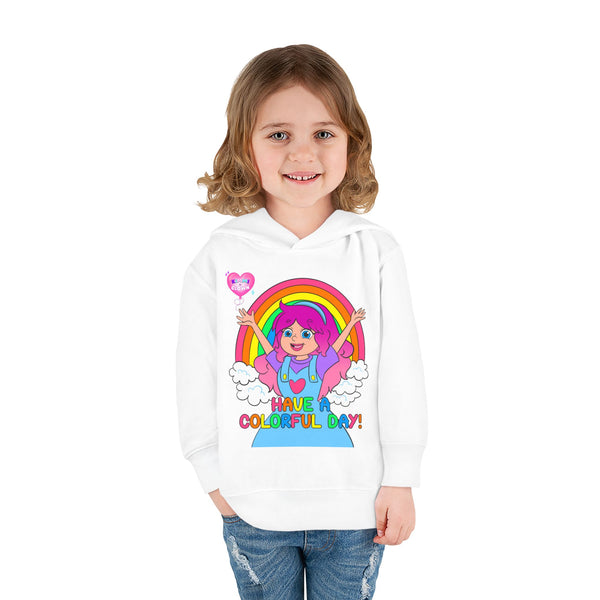 Kimmi The Clown "Have a Colorful Day" Rainbow Toddler Hoodie