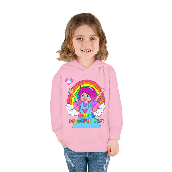 Kimmi The Clown "Have a Colorful Day" Rainbow Toddler Hoodie