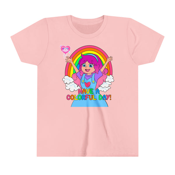 KIMMI THE CLOWN™ HAVE A COLORFUL DAY! KIDS T-SHIRT