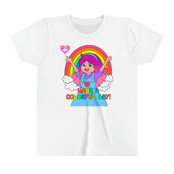 KIMMI THE CLOWN™ HAVE A COLORFUL DAY! KIDS T-SHIRT