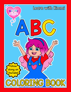 ABC COLORING BOOK | LEARN WITH KIMMI THE CLOWN™