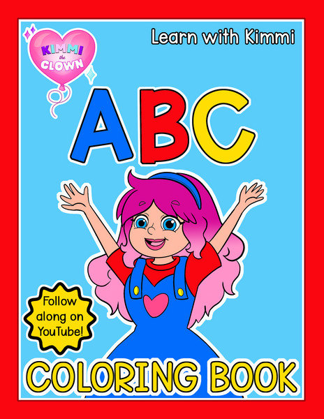 ABC COLORING BOOK | LEARN WITH KIMMI THE CLOWN™
