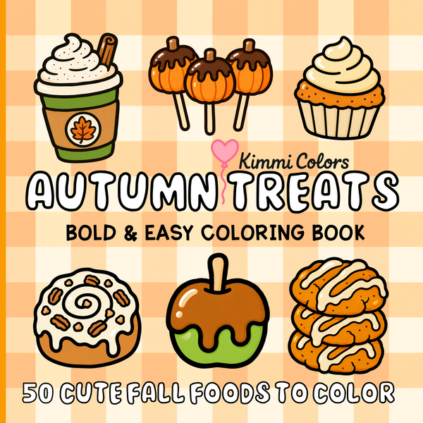 Autumn Treats Bold & Easy Coloring Book