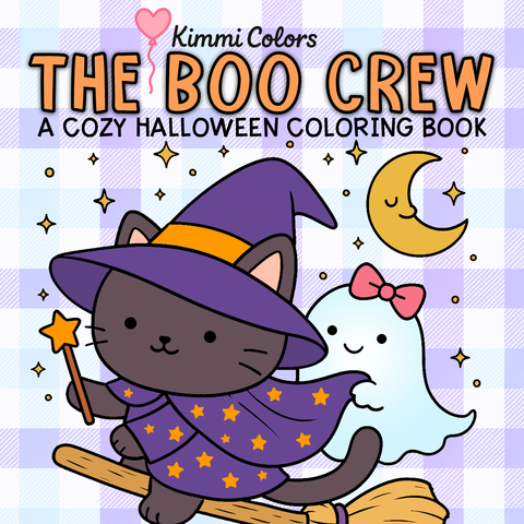 The Boo Crew: A Cozy Halloween Coloring Book
