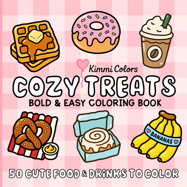 Cozy Treats Bold & Easy Coloring Book