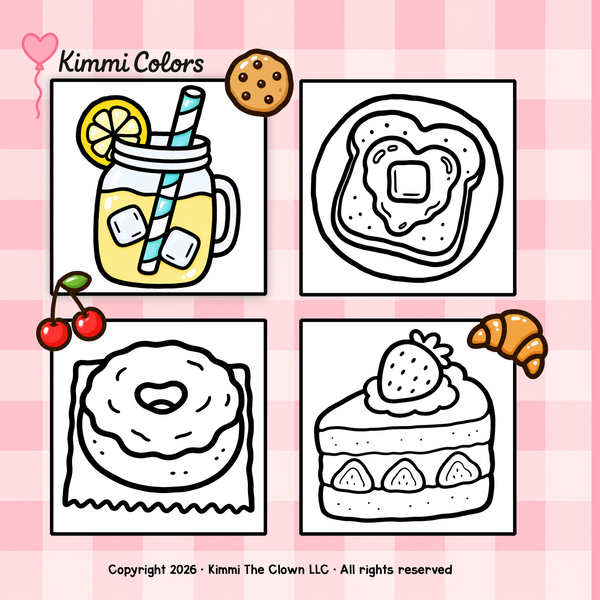 Cozy Treats Bold & Easy Coloring Book