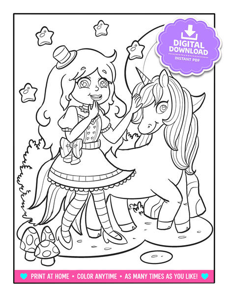 Kimmi The Clown Coloring Book Vol. 1 - Digital Download
