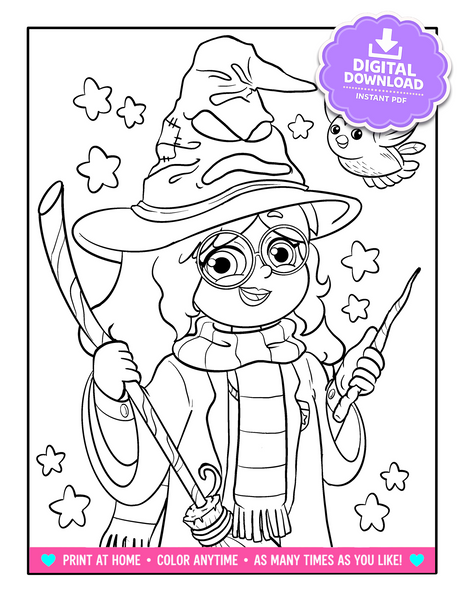 Kimmi The Clown Let's Dress-Up Coloring Book - Digital Download