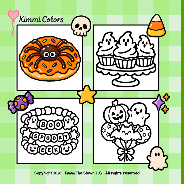 Halloween Party Bold & Easy Coloring Book