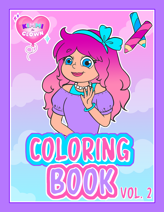 KIMMI THE CLOWN™ COLORING BOOK VOL. 2 – Kimmi The Clown