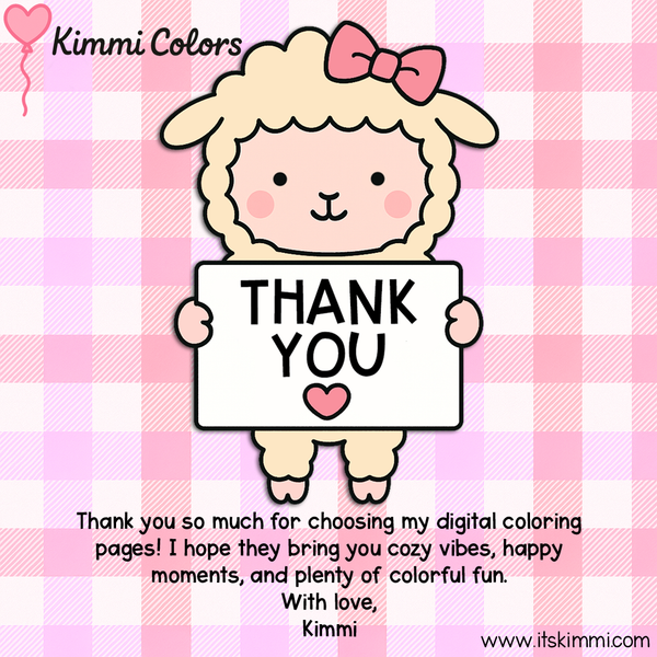 Little Cuties Digital Coloring Pages