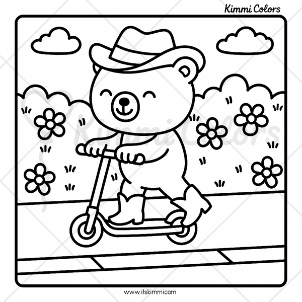 Little Cuties Digital Coloring Pages