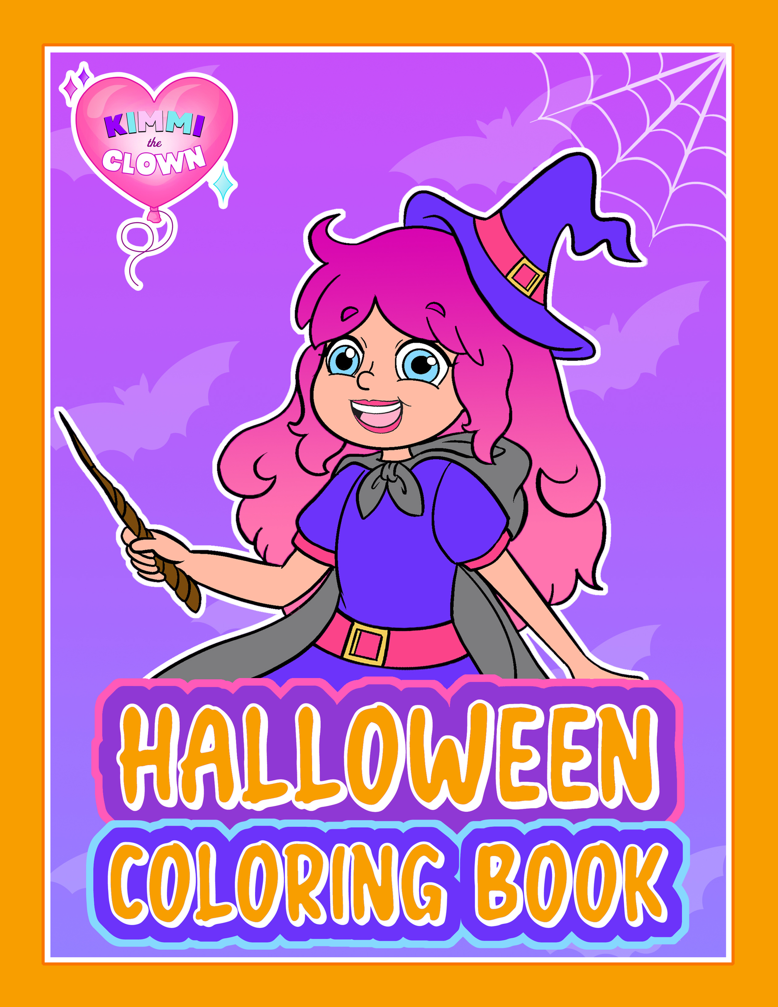 KIMMI THE CLOWN™ HALLOWEEN COLORING BOOK